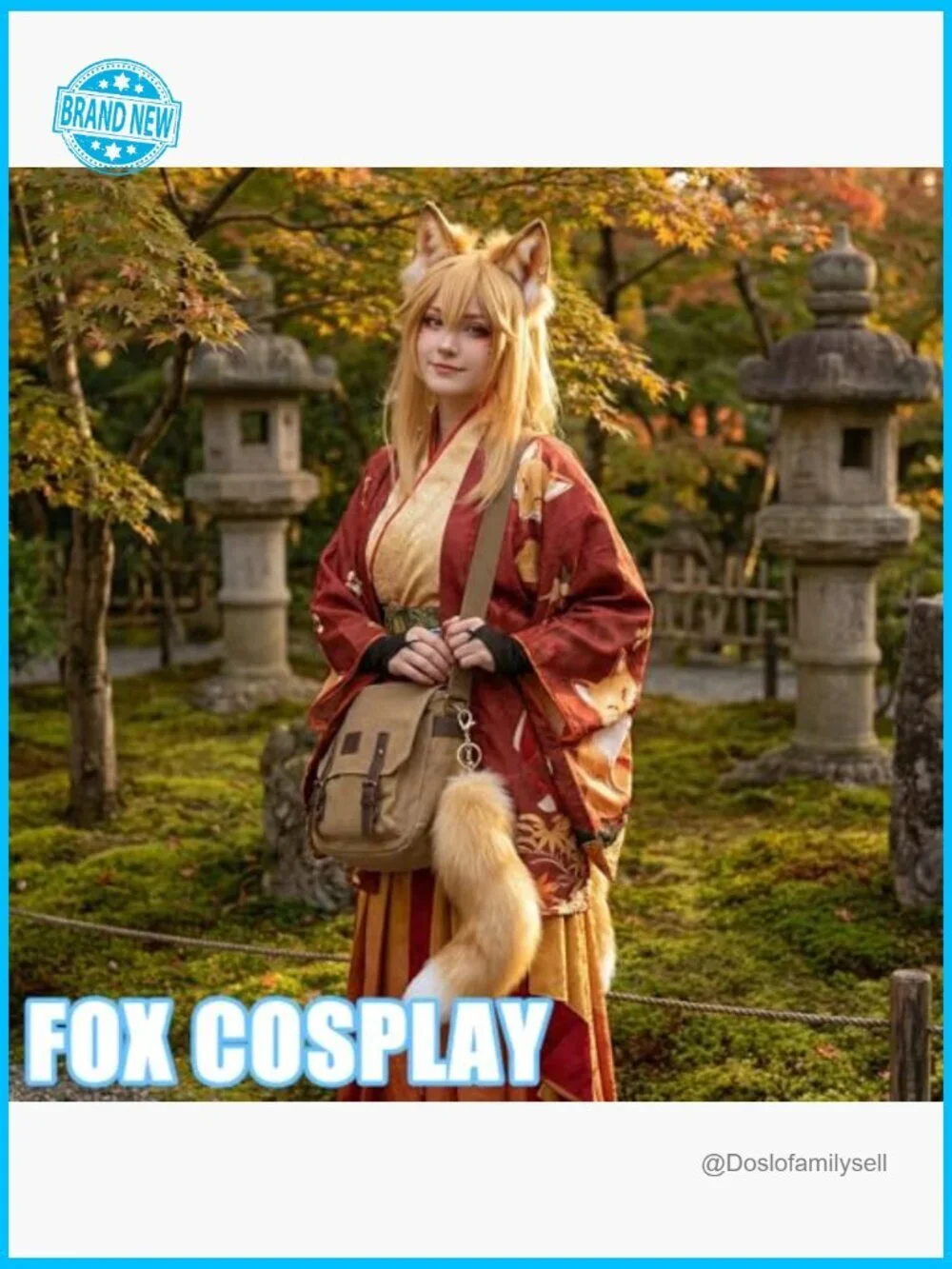 Fluffy Faux Fur Tail Keychains Cosplay Accessories Bag Charms Party Costume